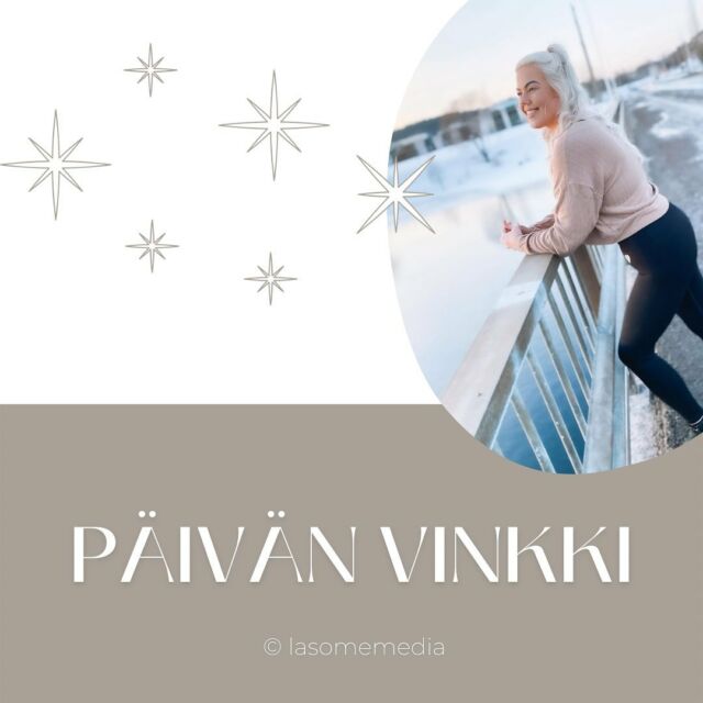 PÄIVÄN VINKKI - lue alta 👇🏼💥

Halusin jakaa teille tärkeän vinkin, jonka avulla kasvatat Instagram-julkaisujesi näkyvyyttä orgaanisesti:

👉🏼 Mitä enemmän aikaa kävijä viettää julkaisusi parissa, sen paremman näkyvyyden julkaisusi saa.

Tiesitkö tämän? 😍 Tästä syystä esimerkiksi julkaisun tekstillä, kuvalla ja kelan pituudella sekä sisältörakenteella on suuri merkitys!

Haluatteko, että jaan jatkossakin vinkkejä liittyen Instagram-tilisi kasvattamiseen ja siihen, miten menestyä Instagramissa? Kommentoi alle 👇🏼🥰

•
•
#lasomemedia #sisällöntuottaja #instagramvinkki #sisältöideat #instagramvalmennus #instagramvalmentaja #sosiaalinenmedia #valmentaja #naisyrittäjät #tipoftheday #finland #somevinkki #somemarkkinointi