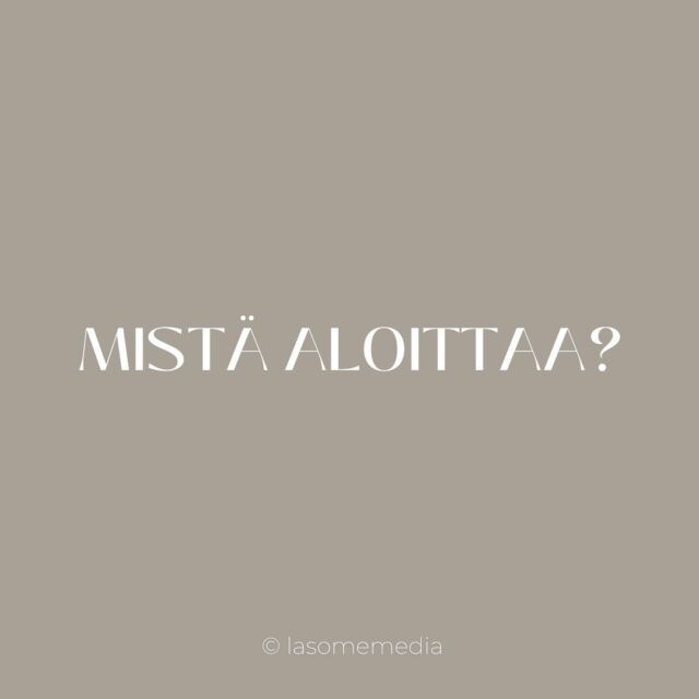 Mitä kannattaa ensimmäisenä tehdä, kun perustat oman Instagram-tilin? 🤔

👉🏼 SOSIAALISEN MEDIAN STRATEGIA

Mikä on sosiaalisen median strategia❓

Sosiaalisen median strategia on lyhyesti sanottuna yhteenveto kaikesta, mitä aiot tehdä ja toivot saavuttavasi sosiaalisessa mediassa. 💥

Sosiaalisen median strategiaan kuuluu vahvasti muun muassa SOSIAALISEN MEDIAN SISÄLTÖSUUNNITELMA. 🗓️

Omalle somekanavalle on äärimmäisen tärkeää laatia suunnitelma siitä, milloin ja minkälaista sisältöä jaat, koska tällöin saat parhaimman hyödyn julkaisuista, tavoitat oikean kohdeyleisön ja toiminta on suunnitelmallista. 🙌🏼

Mikä on sosiaalisen median sisältösuunnitelma❓

Sosiaalisen median sisältösuunnitelma on periaatteessa kalenteri, jossa on yleiskatsaus tulevista sosiaalisen median julkaisuistasi päivämäärän mukaan järjestettynä. 👏🏼

Mikäli haluat apua somestrategian tai -suunnitelman tekoon niin ota yhteyttä laittamalla viestiä inboxiin tai sähköpostitse info@lasomemedia.fi! ☀️📩

▪️▪️▪️

#lasomemedia #sisällöntuottaja #instagramvinkki #sisältöideat #instagramvalmennus #instagramvalmentaja #sosiaalinenmedia #valmentaja #naisyrittäjät #tipoftheday #finland #somevinkki #somemarkkinointi #somesuunnitelma #strategia #somestrategia